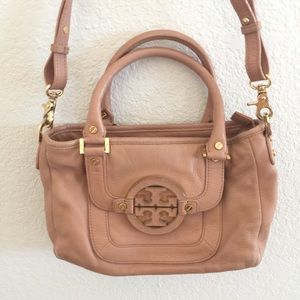 Tory Burch Nude Pink Small Crossbody Handbag
